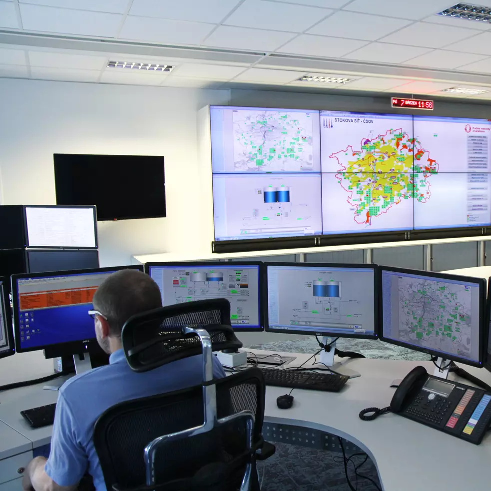 Moderní dispečink Veolia Praha