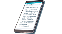 SMS info - aktuální